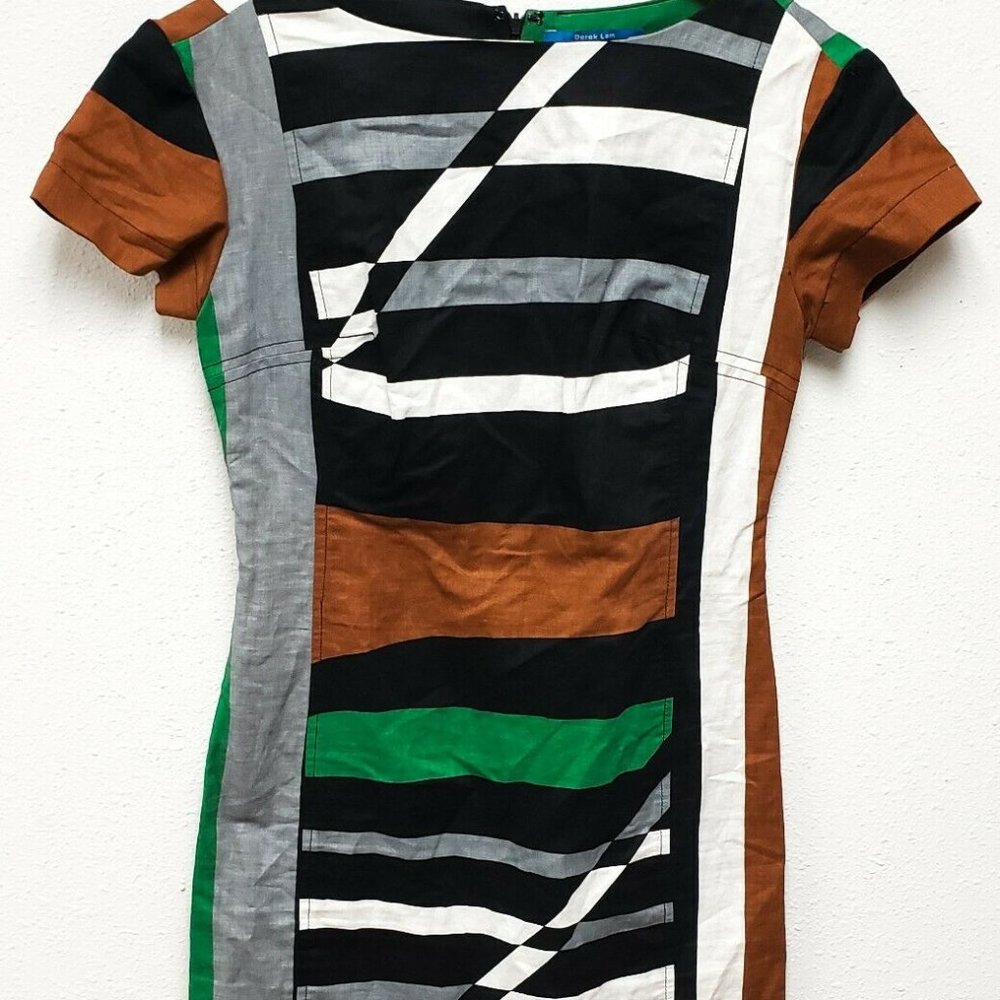 DEREK LAM For DesigNation Size 4 Dress Striped
